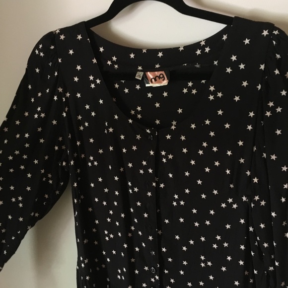 Vintage star print drop waist dress sz 4/6 - Picture 13 of 17